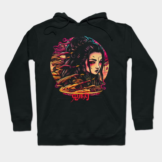 Evil Nezuko Hoodie by gblackid